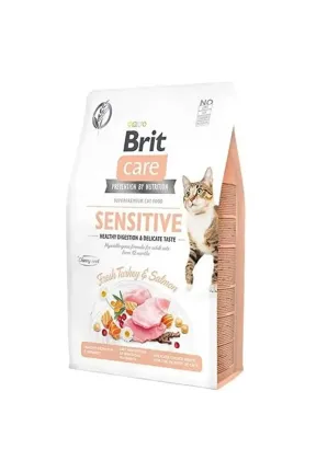 Brit Care Sensitive Fresh Turkey Salmon Taze Hindi Etli ve Somonlu Tahılsız Kedi Maması (2 Kg)