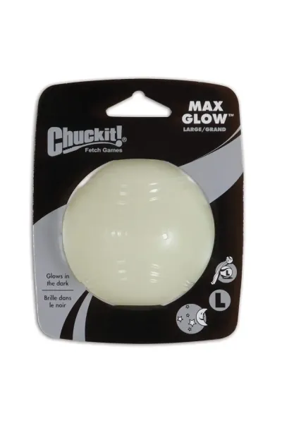 Chuckit! Max Glow Gece Parlayan Köpek Oyun Topu (Büyük Boy)