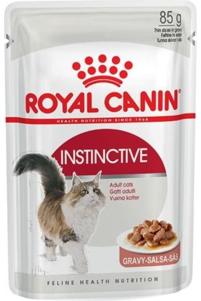 Royal Canin Instinctive Gravy Pouch Yetişkin Kedi Yaş Maması 85 G