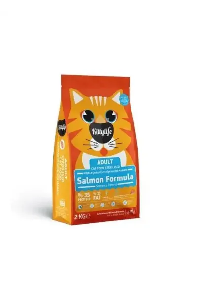 Kitty Life 2 Kg Yetişkin Kısır Kedi Somonlu