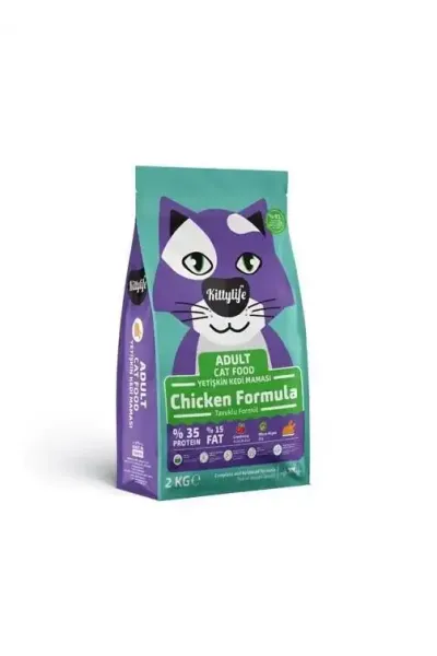 Kitty Life 2 Kg Yetişkin Kedi Maması Tavuklu