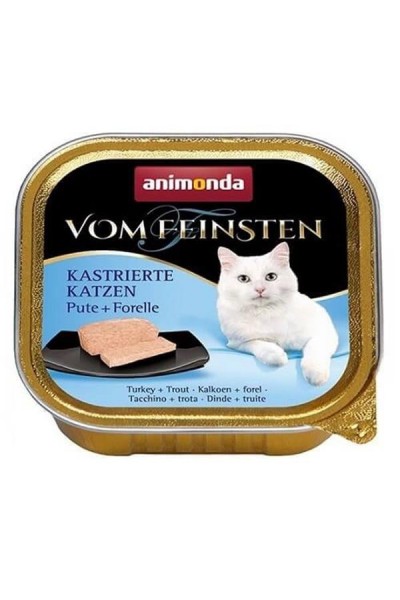 Animonda Vom Feinsten Mildes Menu Hindi Etli ve Alabalıklı Yetişkin Konserve Kedi Maması