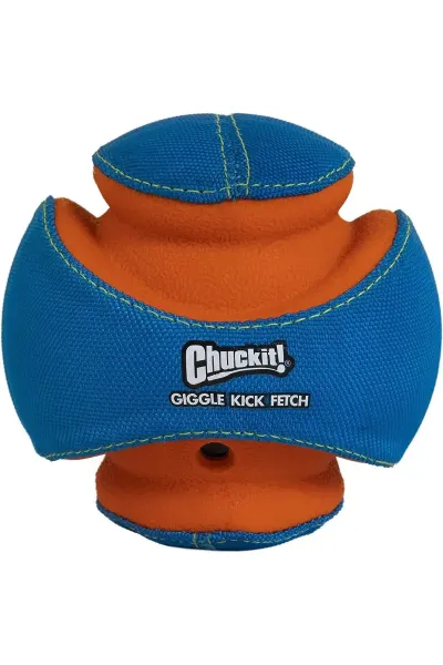 Chuckit! Giggle Kick Fetch Sesli Dayanıklı Köpek Oyun Topu