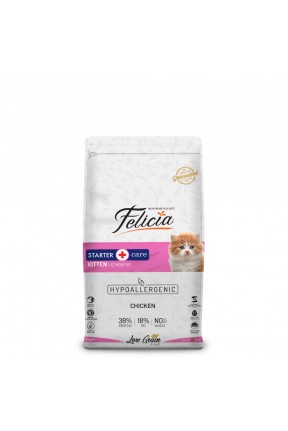 Felicia 2 Kg Yavru Tavuklu Az Tahıllı HypoAllergenic Kedi Maması