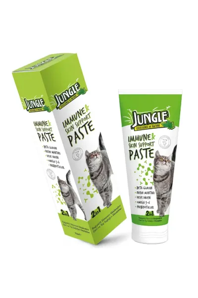 Jungle Cat Immune & Skin Support Kedi Macunu 75 ml