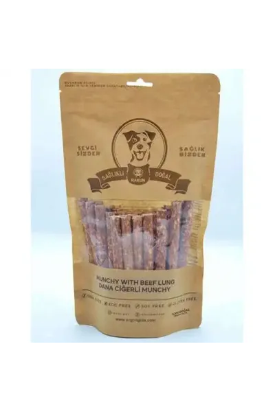 Rakun Dana Ciğerli Munchy Sticks Köpek Ödülü 12 Cm - 40 lı Paket