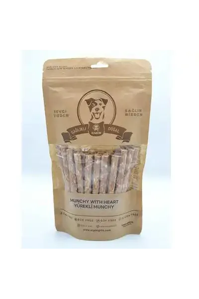 Rakun Yürekli Munchy Sticks Köpek Ödülü 12 Cm - 40 lı Paket