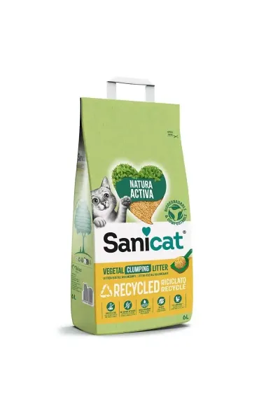 Sanicat Natura Activa Doğal Çam Pelleti Kedi Kumu 10 Lt