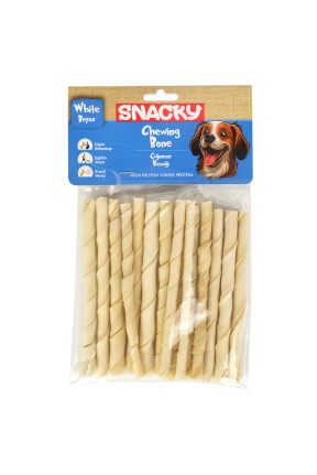 Snacky Beyaz Burgu Çubuk 15 Adet 105 gr