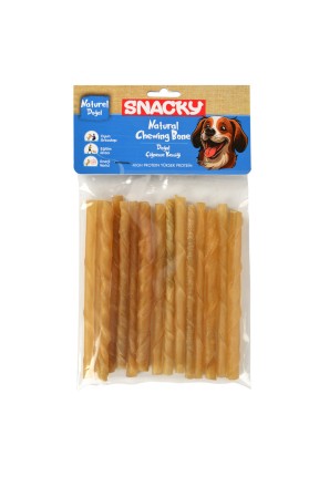 Snacky Natural Köpek Burgu Çubuk 15li 13cm 105gr